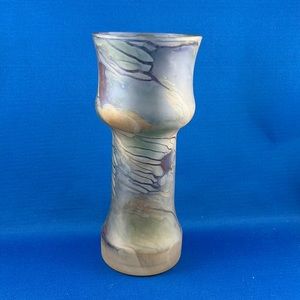 Nouveau Art Glass Hand Painted by Reuven